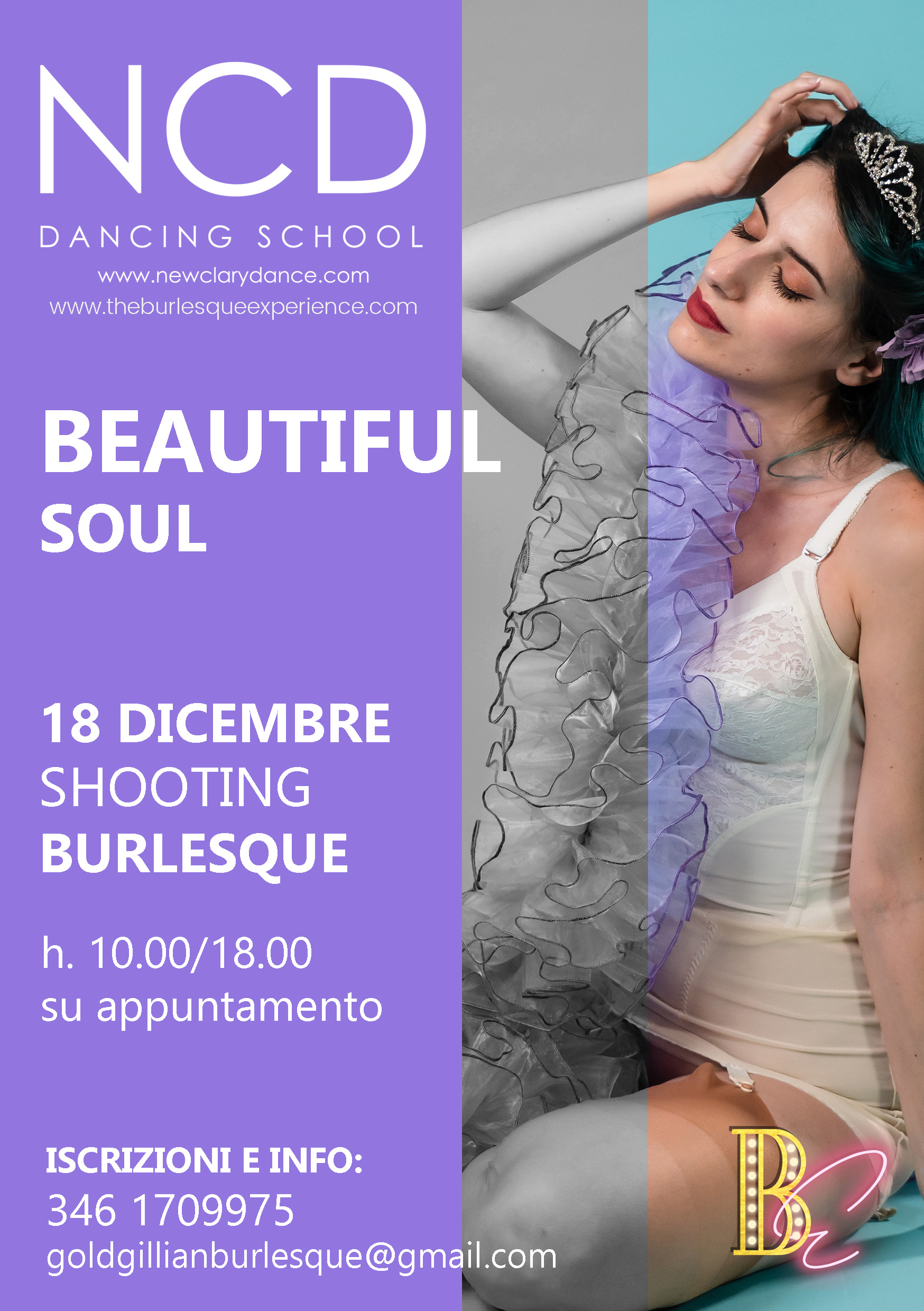 Flyer Stage NCD - Beautiful Soul 18 dicembre 2022