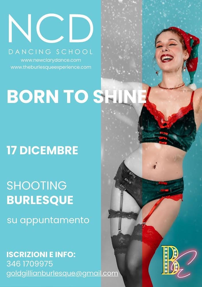 Flyer Stage NCD - Born to Shine 17 Docembre 2023